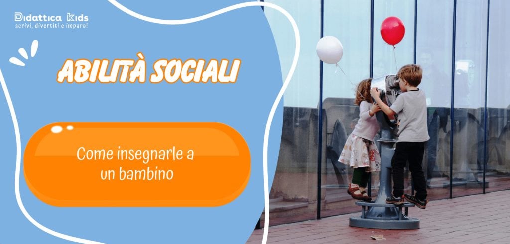 abilità sociali del bambino